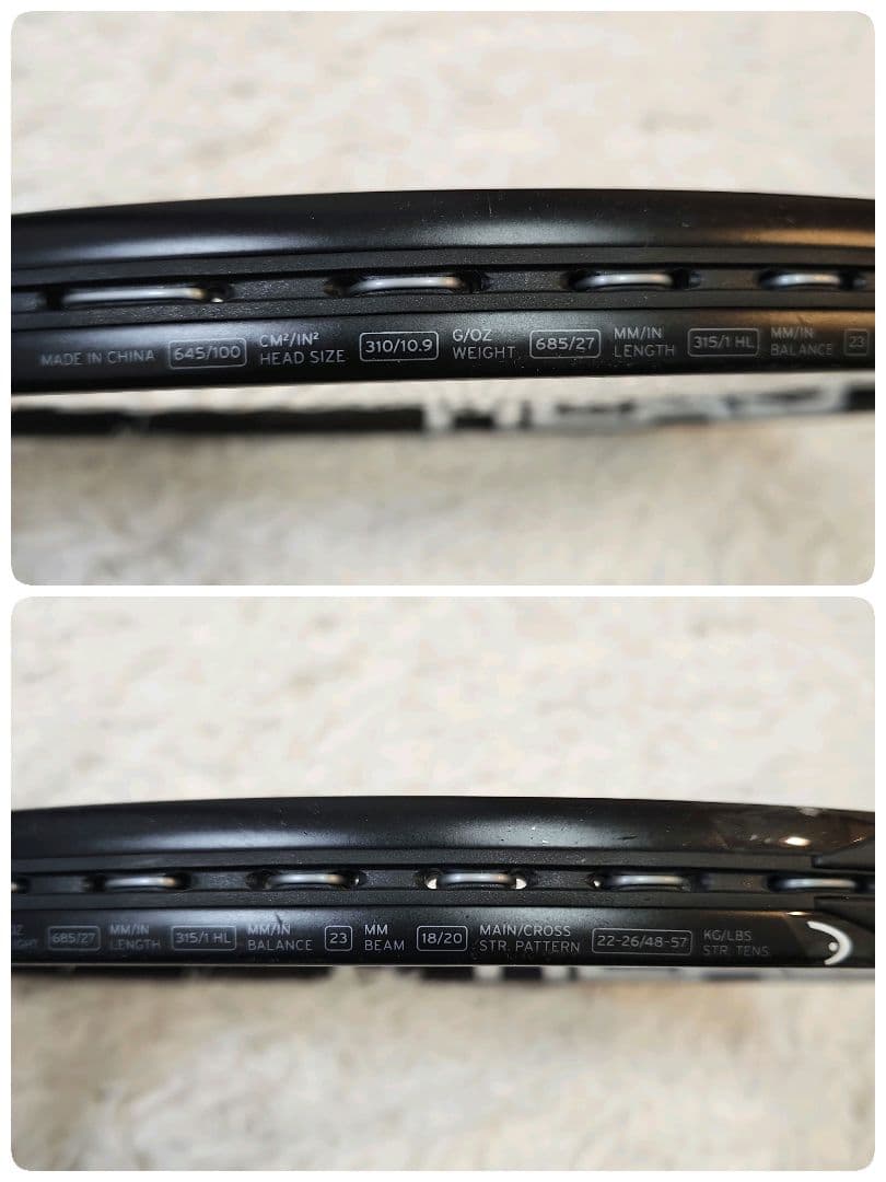 美品 HEAD SPEED PRO GRAPHENE 360テニスラケット 硬式