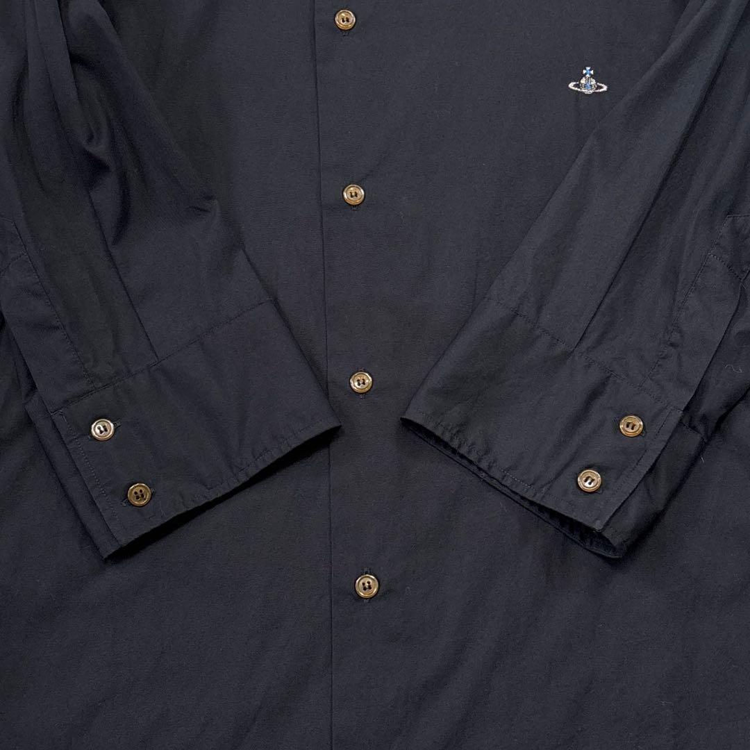 美品【ヴィヴィアンウエストウッドメン】ブラック オーブ 七分袖 変形