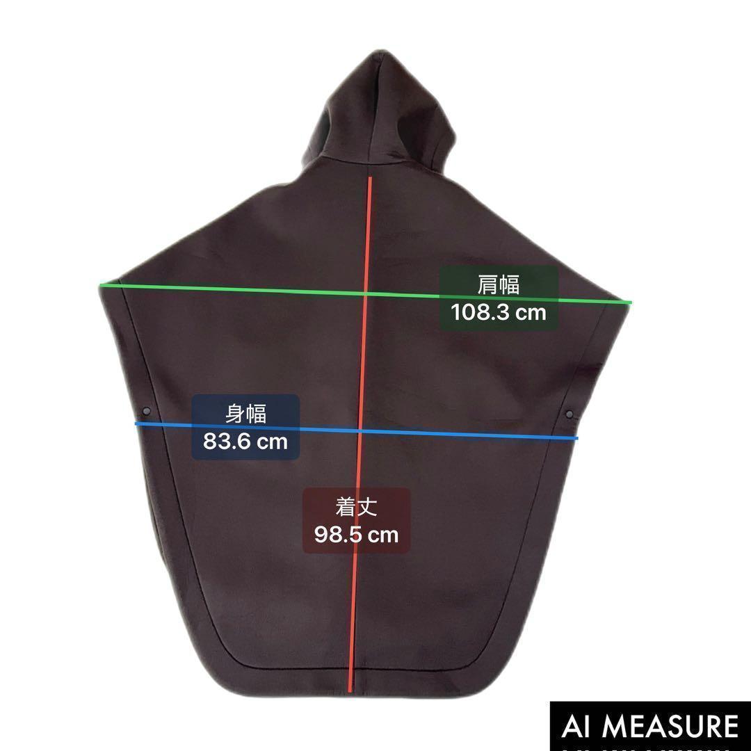 【美品】ADORE ソフトボンディング　フーディコート　変形　ブラウン　M相当