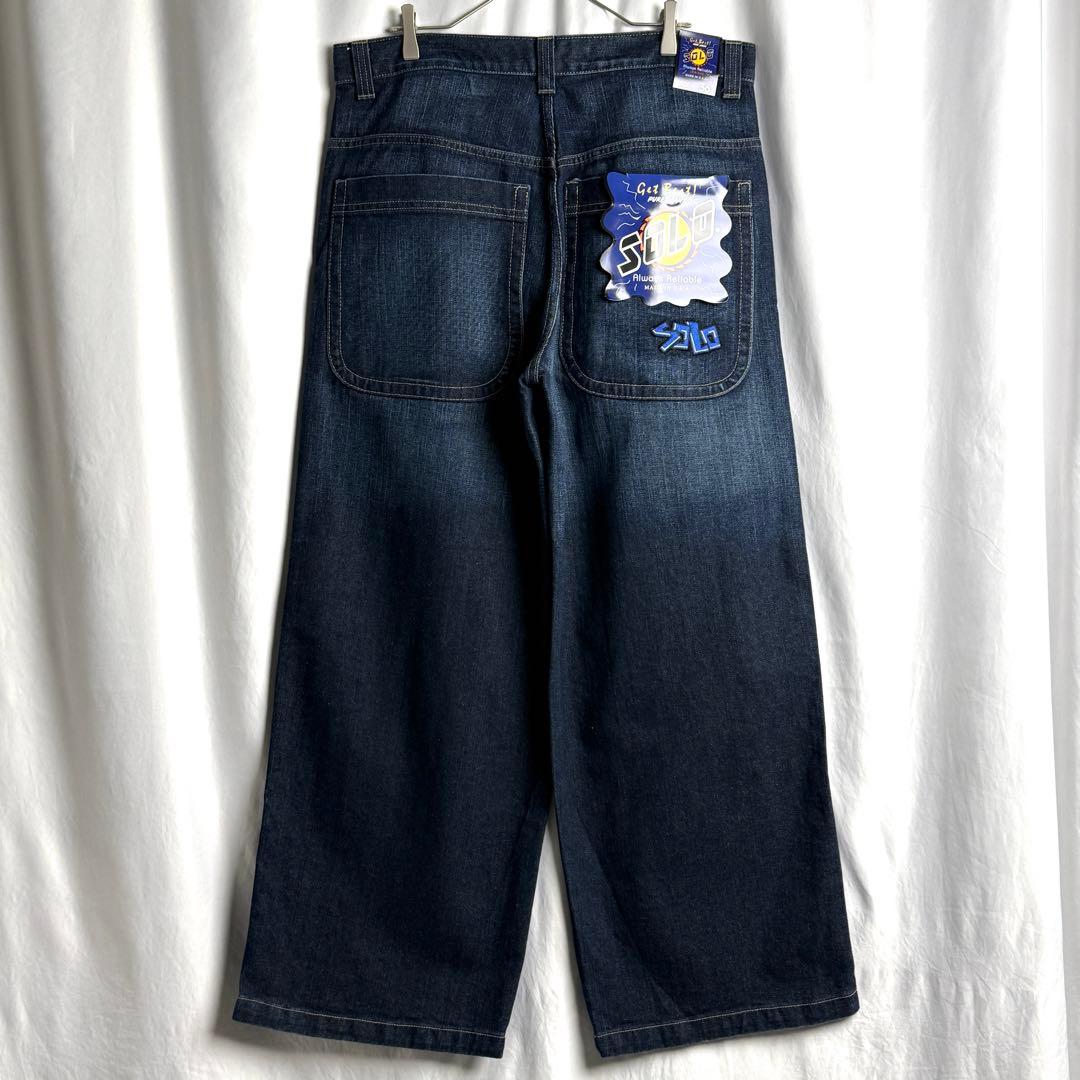 デッドストック 90s SOLO 極太 バギー デニム パンツ W36 - メルカリ