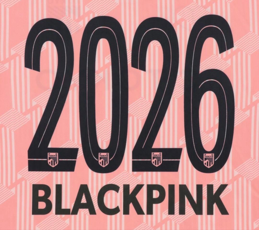 う*し様 FC東京×BLACKPINK ピンク コンフィットTシャツ【Mサイズ】