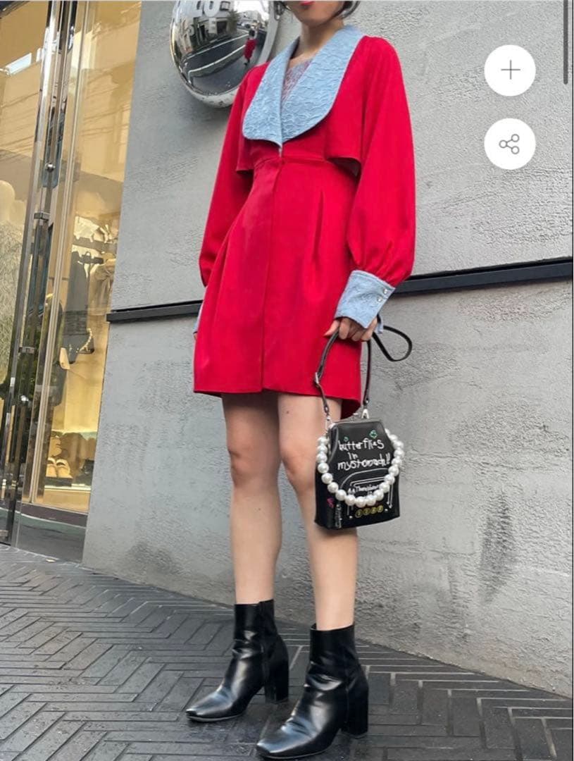 【最終値下げ】PAMEOPOSE Pear Collar JKMiniDress