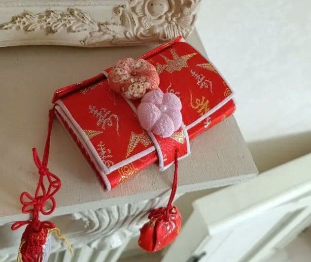 アンティークレトロポップな着物と黒地だらり帯セット