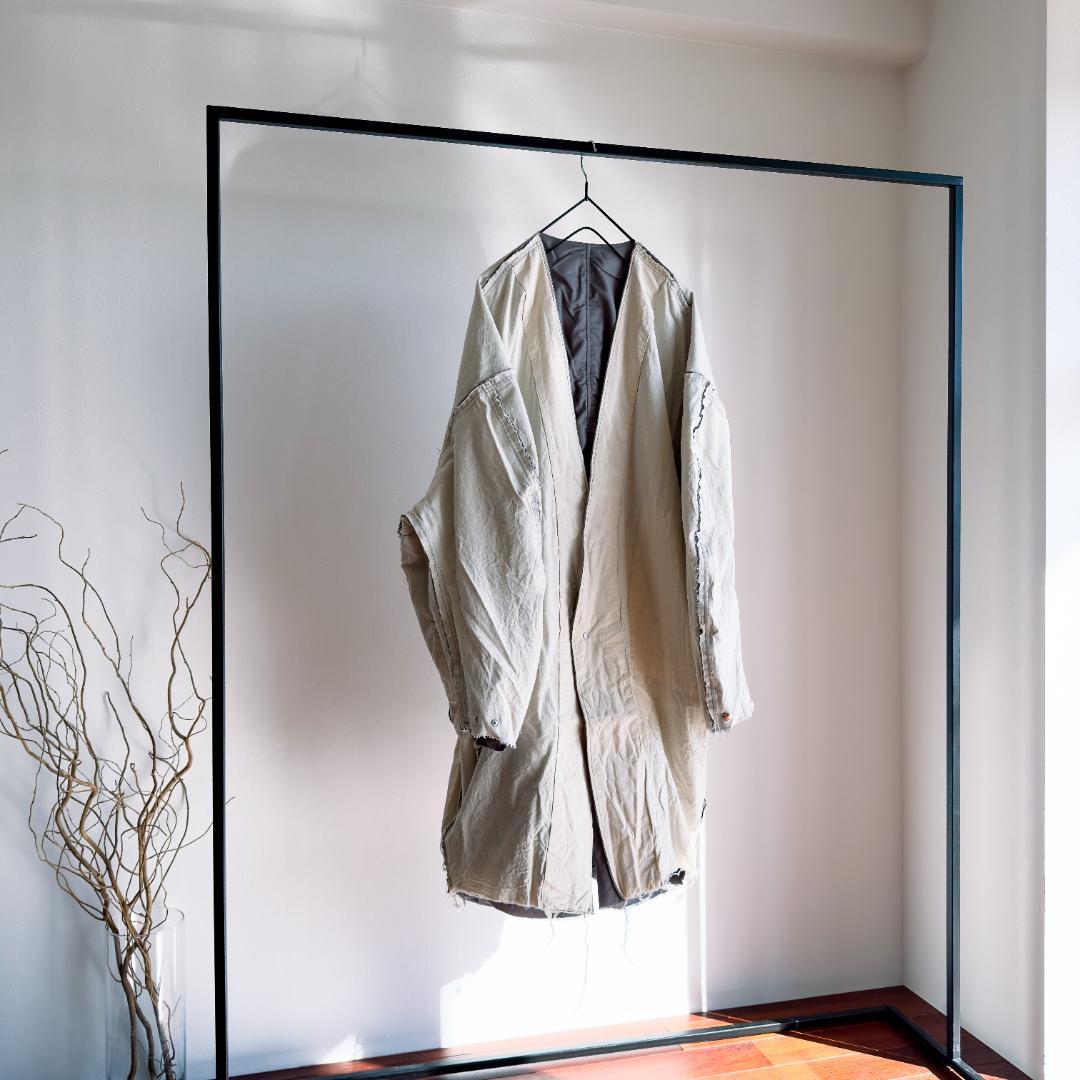 ジャケット・アウター issue things No Collar Coat grey