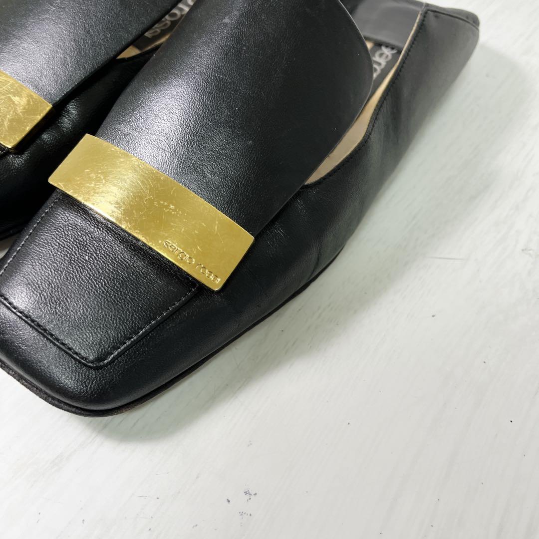 セルジオロッシ SR1 37 バレリーナ フラットパンプス