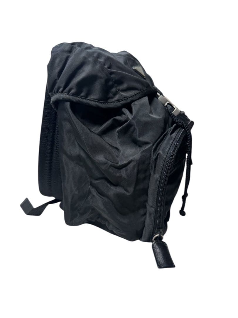 PRADA プラダ リュック 三角プレート テスートナイロン 黒