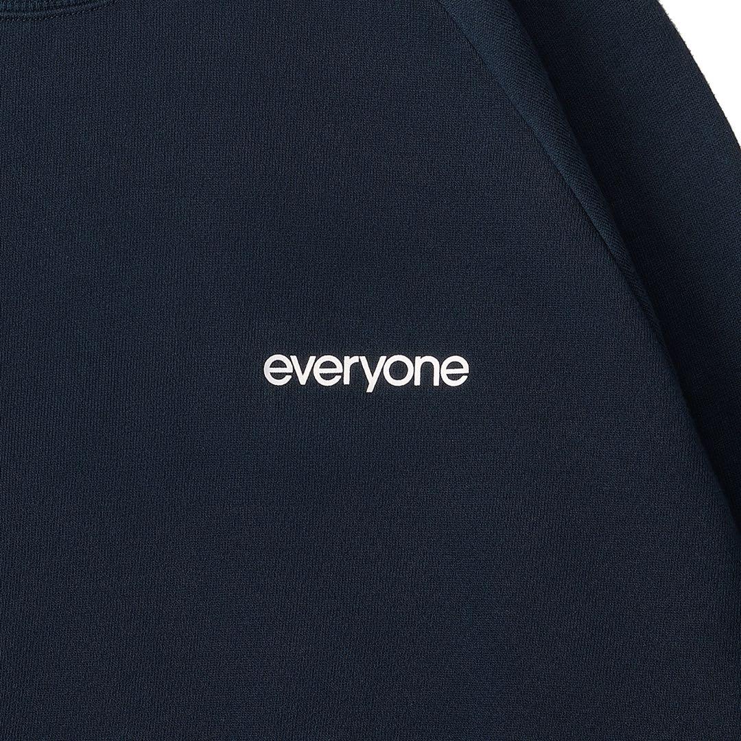 【新品・L】everyone original logo crew sweat