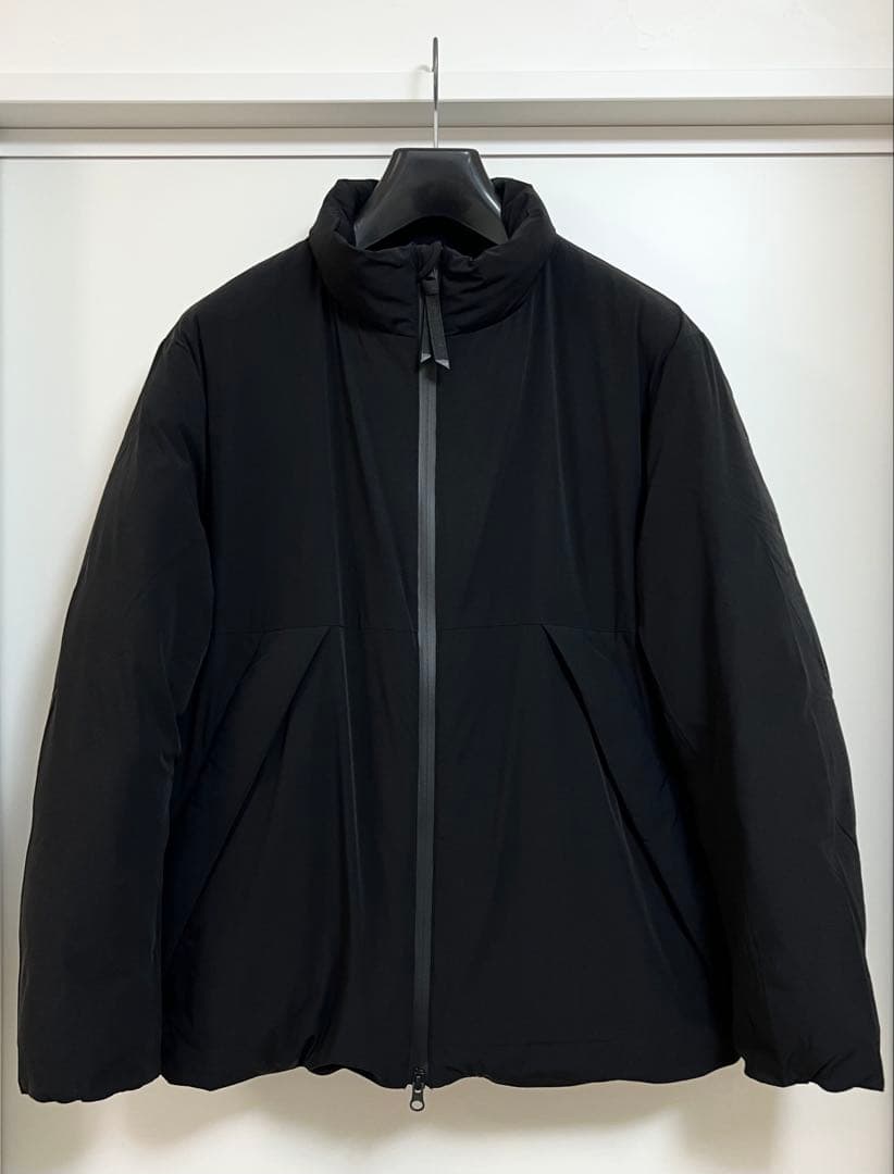 新品 SHIPS any スーパーストレッチ スタンドカラー ダウン ブルゾン