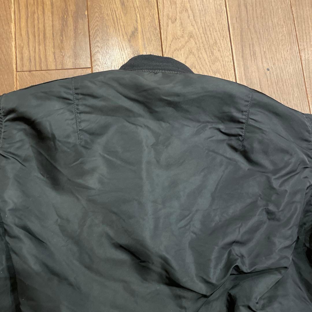 当時物 USA製 MA-1 ALPHA 90s 80s Lサイズ　ブラック