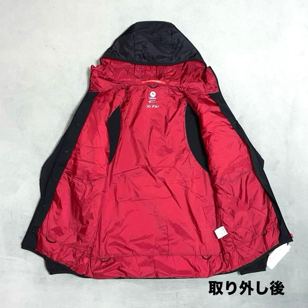 真実 ☆未使用品☆ Marmot インサレーションパーカ M ブラック