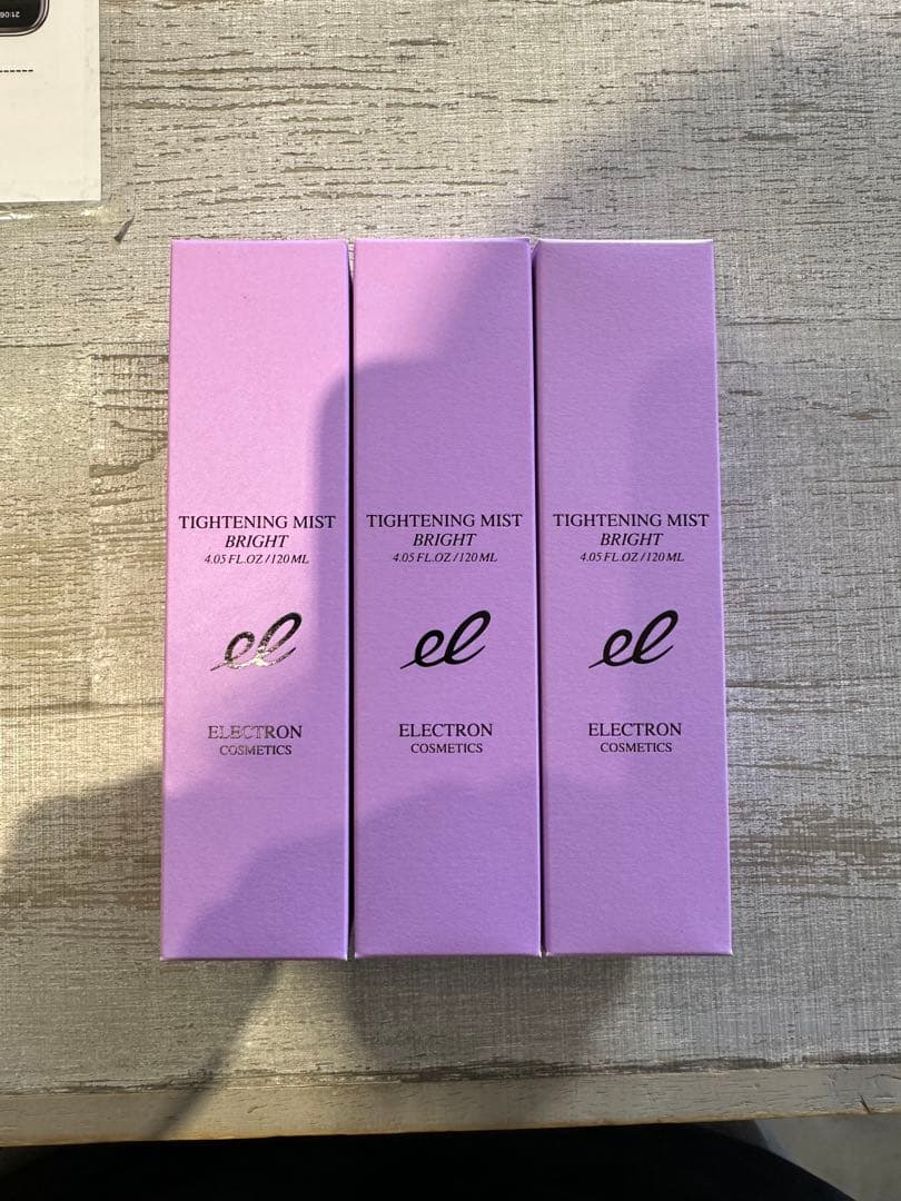 【新品】エレクトロン　タイトニングミスト　ブライト3個セット