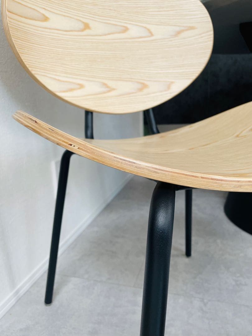 kanademono Wooden Curve 曲げ木 プライウッド チェア - メルカリ