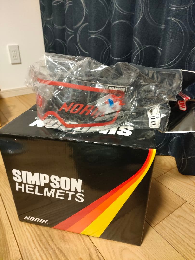 SIMPSON M30 クリアベースライトレインボーシールド 新品箱付き