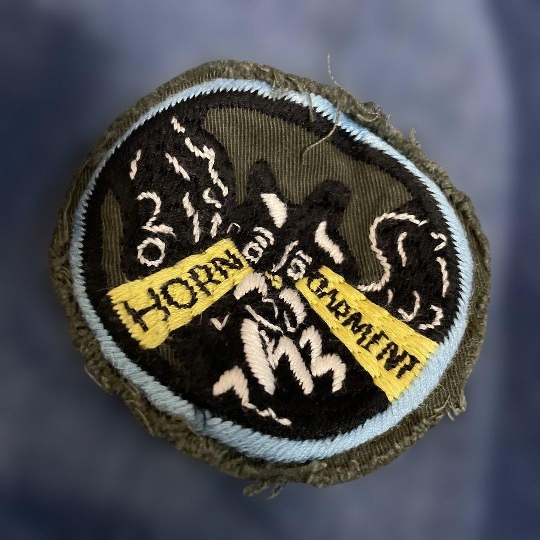 日本製　ホーンガーメント　ビンテージ加工カットデニムスウェット　セットアップ