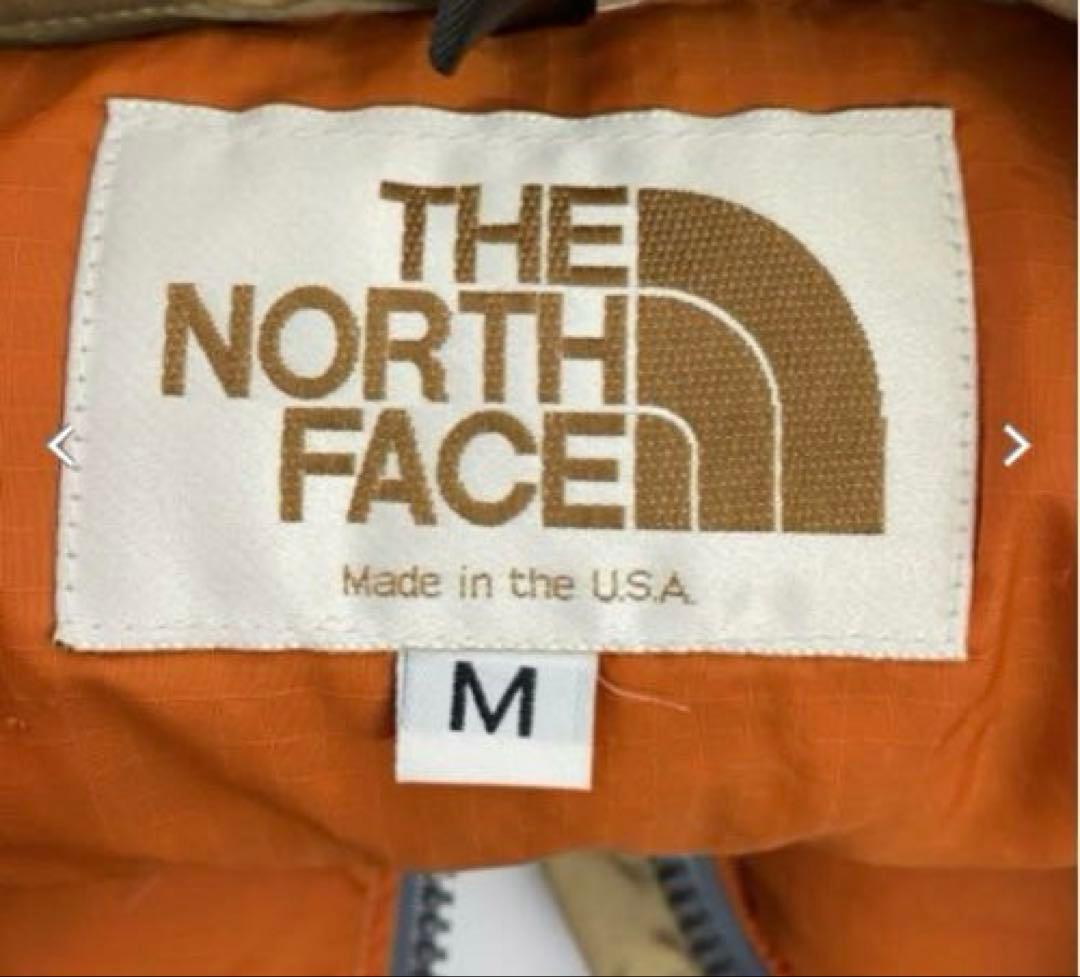 aobon　ノースフェイス　ダウンジャケット　茶タグ　アメリカ製　復刻