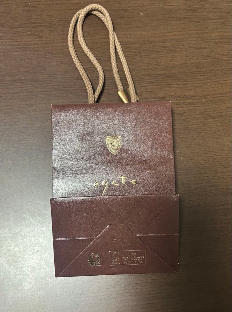 agete アガット K10 ブレスレット 箱・保証書付き 新品未使用