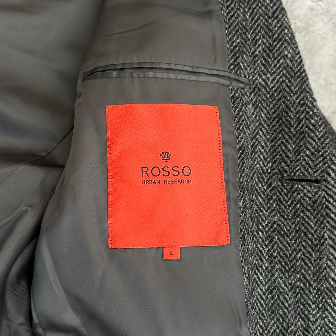 【希少】 Harris Tweed × ROSSO ツイードコート