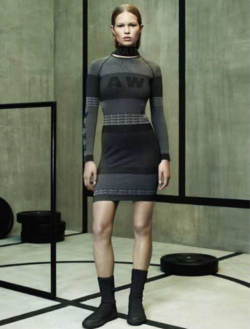 ALEXANDER WANG H＆M ミニワンピース （グレー）