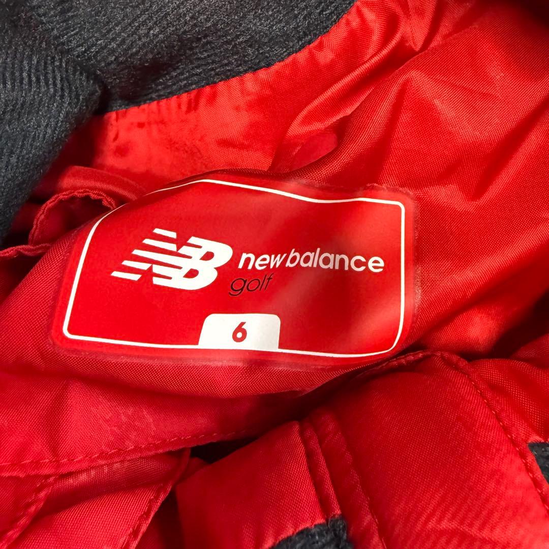 【ニューバランスゴルフ】美品 中綿 セットアップ レッド 6サイズ メンズ