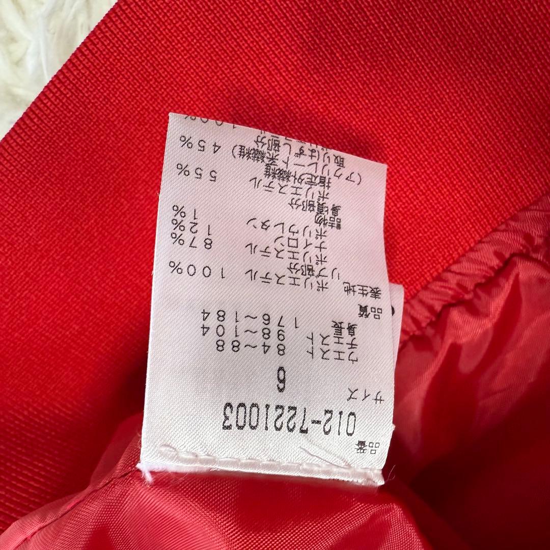 【ニューバランスゴルフ】美品 中綿 セットアップ レッド 6サイズ メンズ