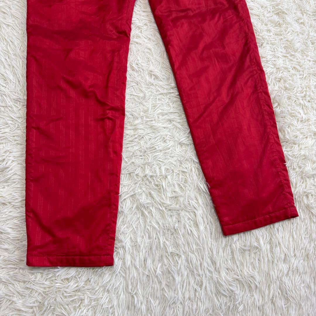 【ニューバランスゴルフ】美品 中綿 セットアップ レッド 6サイズ メンズ