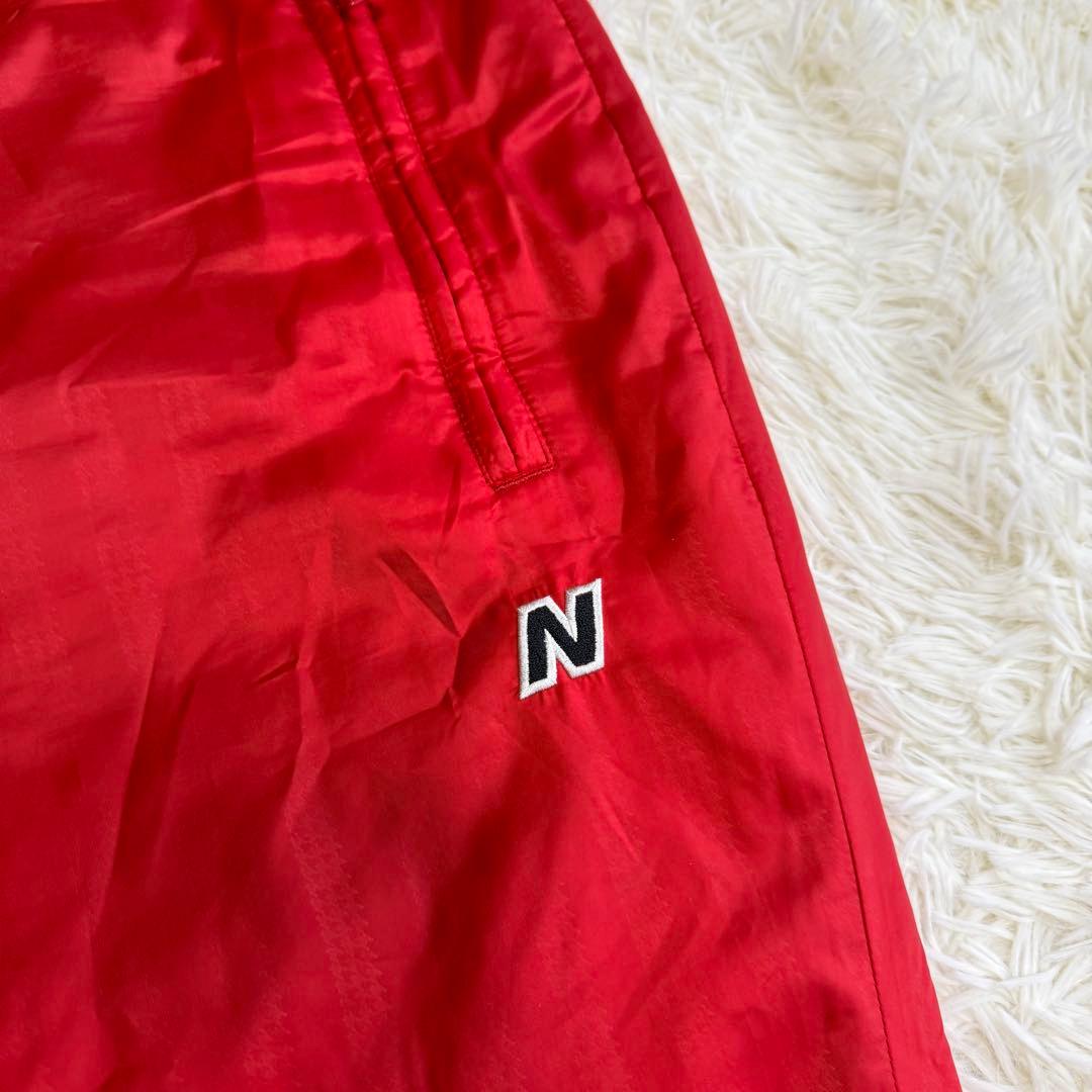 【ニューバランスゴルフ】美品 中綿 セットアップ レッド 6サイズ メンズ