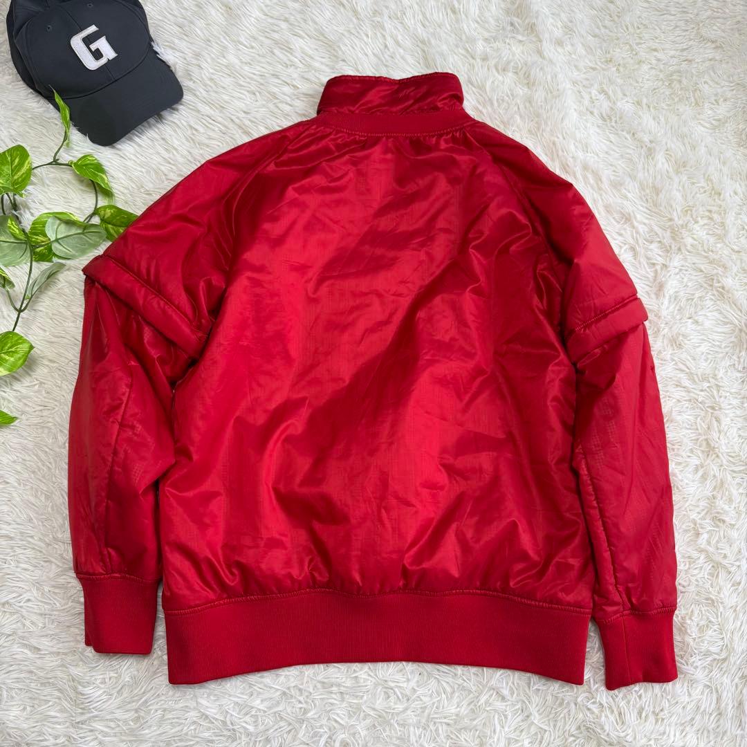 【ニューバランスゴルフ】美品 中綿 セットアップ レッド 6サイズ メンズ