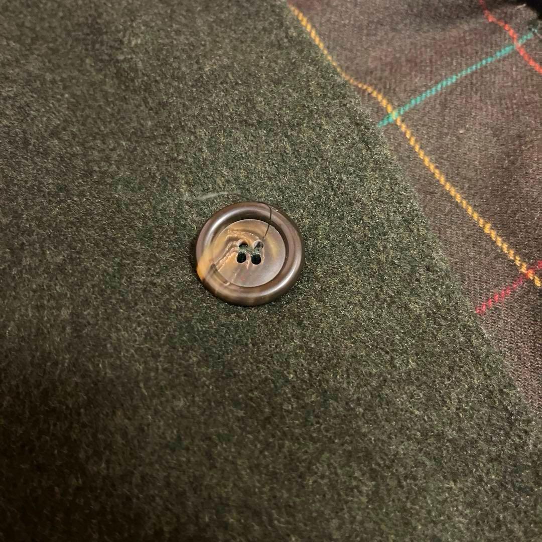 [最終割引！60%オフ！] ドイツ軍 ミリタリー ダークグリーンウールコート古着