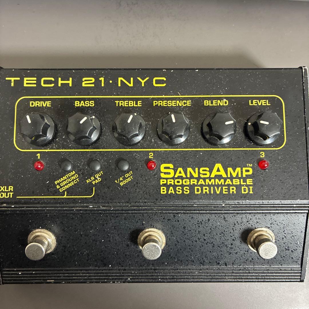 ベース sansamp programmable bass d DI Tech 21 NYC Sansamp Programmable Bass Driver DI Pedal