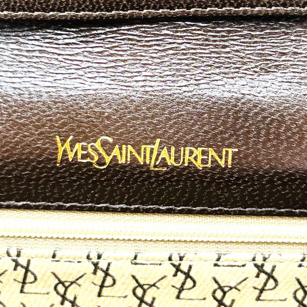 【極美品】JRA イヴサンローラン ショルダーバッグ リザード レザー 2way