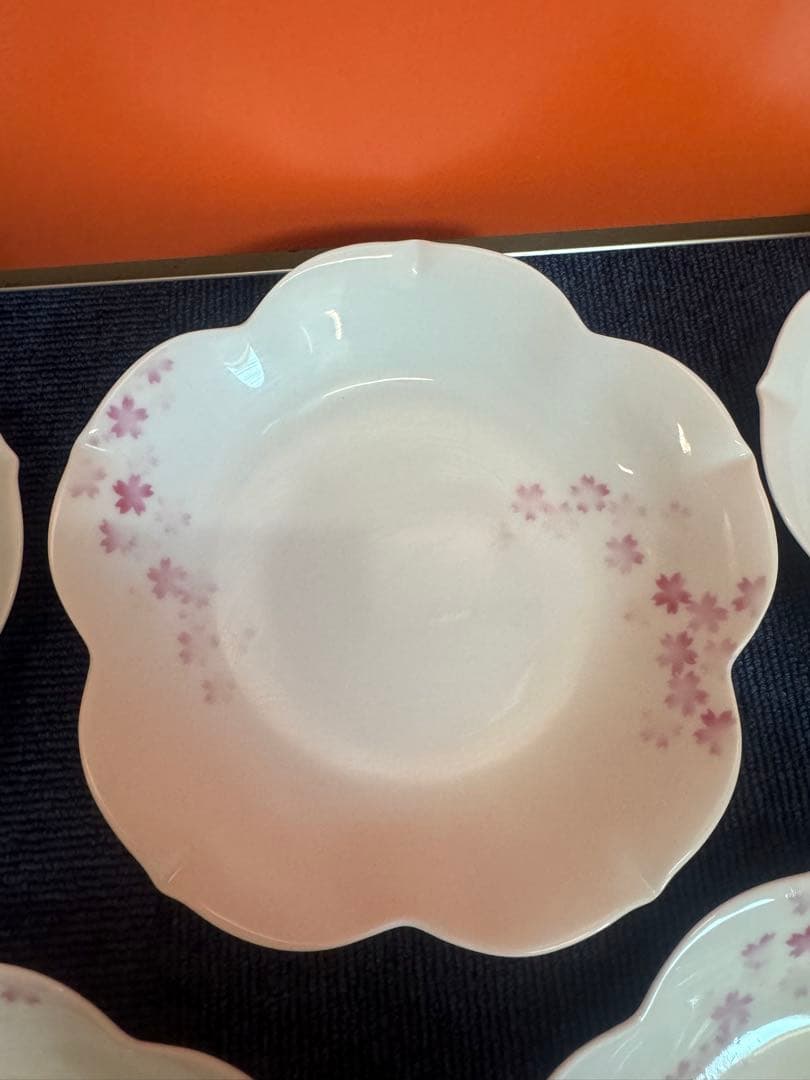 2024 深川製磁 桜 和皿 5客 未使用 - メルカリ