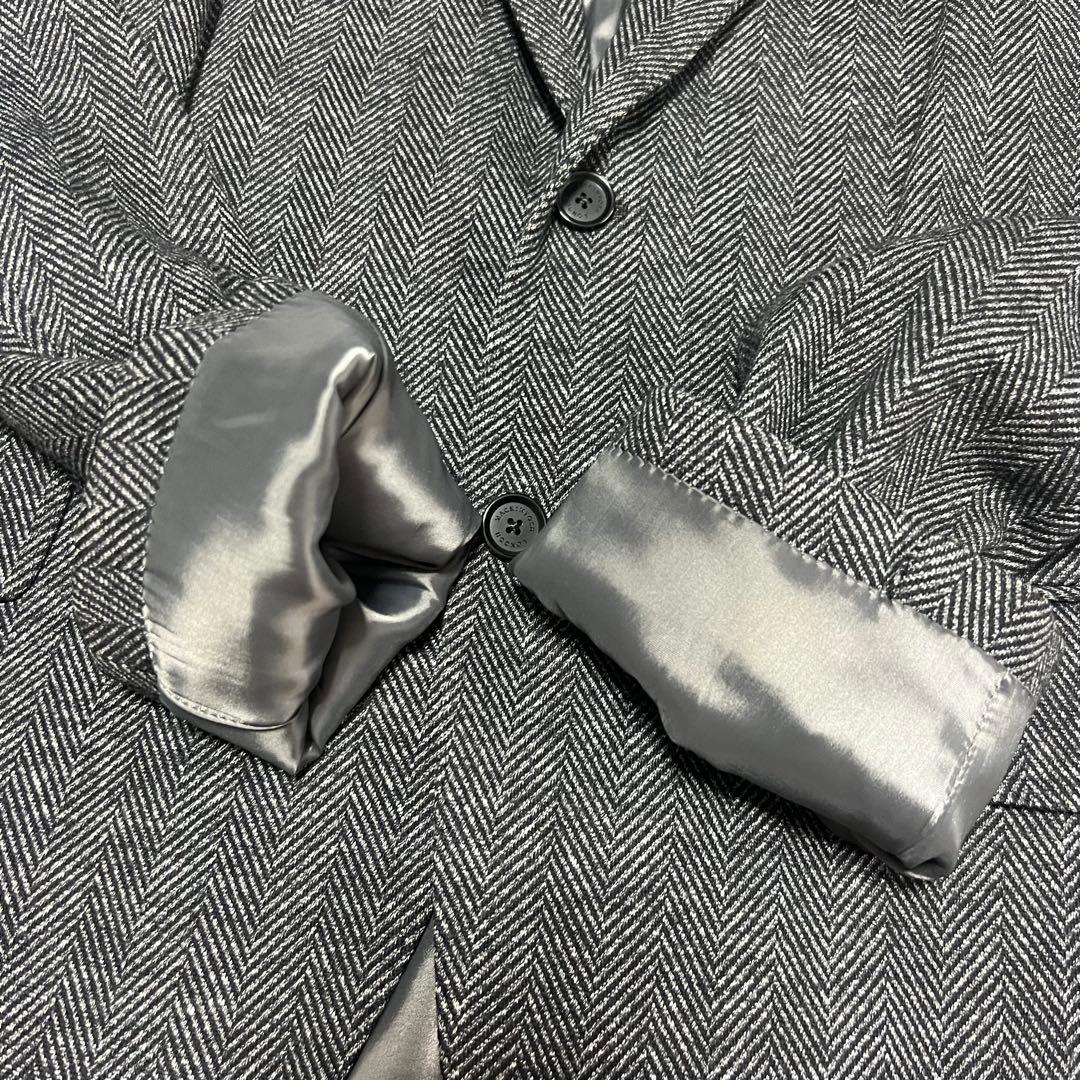 【極美品✨️】マッキントッシュロンドン ツイード ヘリンボーン柄ジャケット グレー