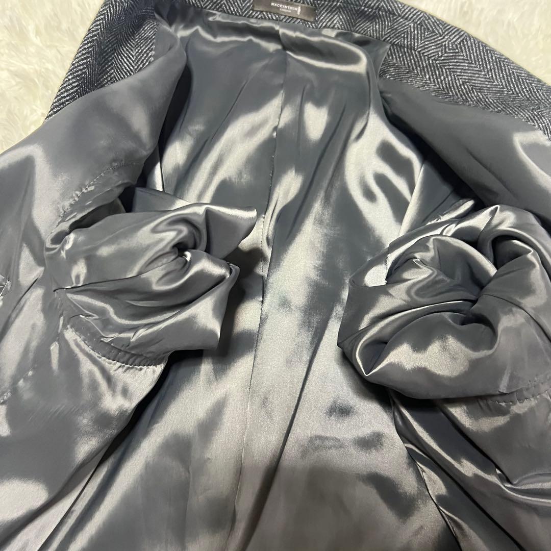 【極美品✨️】マッキントッシュロンドン ツイード ヘリンボーン柄ジャケット グレー