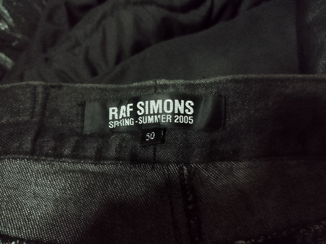 ラフシモンズ 2005SS アーカイブ マルチポケットデニム 本物 美品 超希少