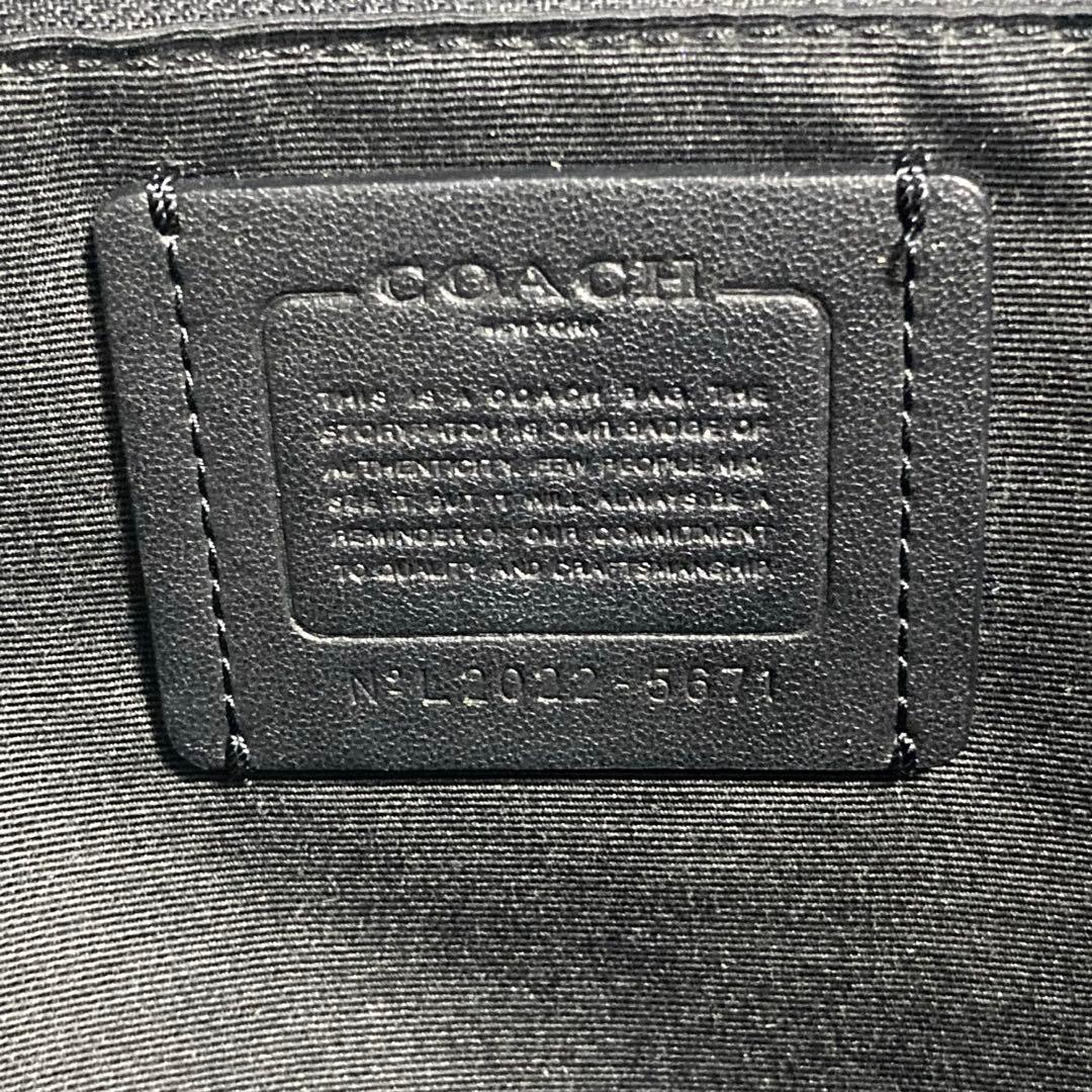 美品　現行　コーチ　リュック　 コート バックパック シグネチャー キャンバス