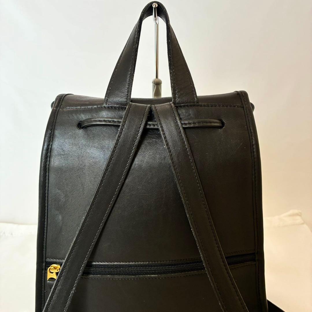 【美品】オールドコーチ 9791 ターンロック リュックサック レザー 肩掛け