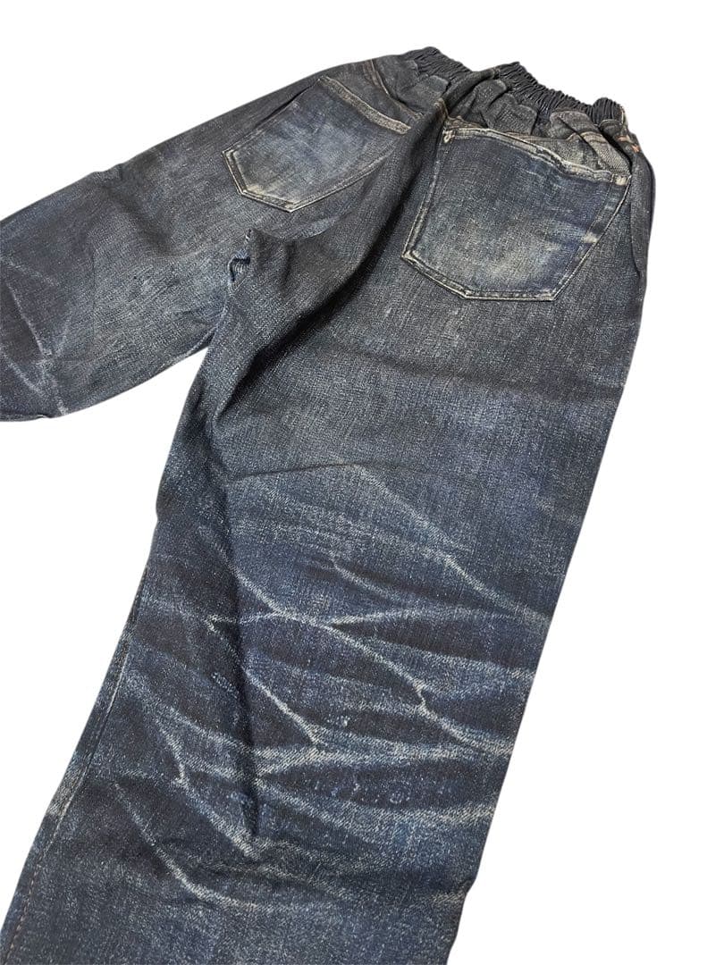 US三軒茶屋fake vintage denim easy pants