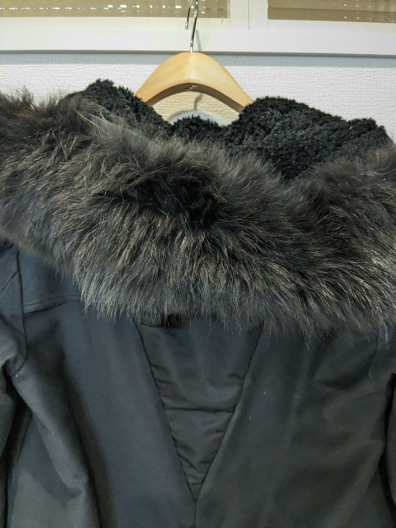 r*:様 ●黒【S】ミハラヤスヒロ　ドッキング　モディファイ　モッズコート