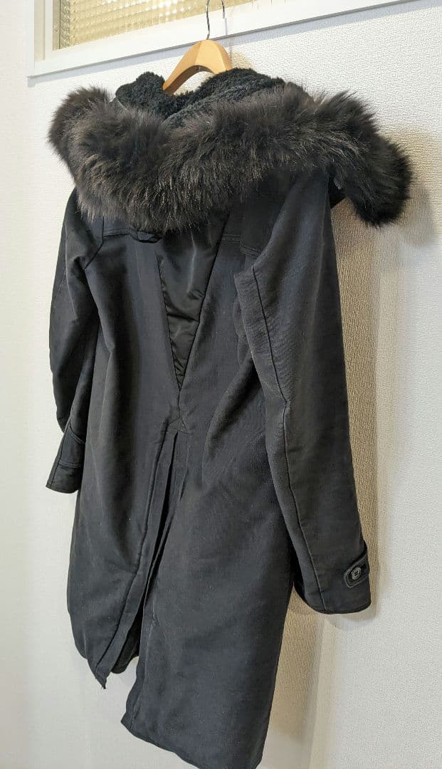 r*:様 ●黒【S】ミハラヤスヒロ　ドッキング　モディファイ　モッズコート