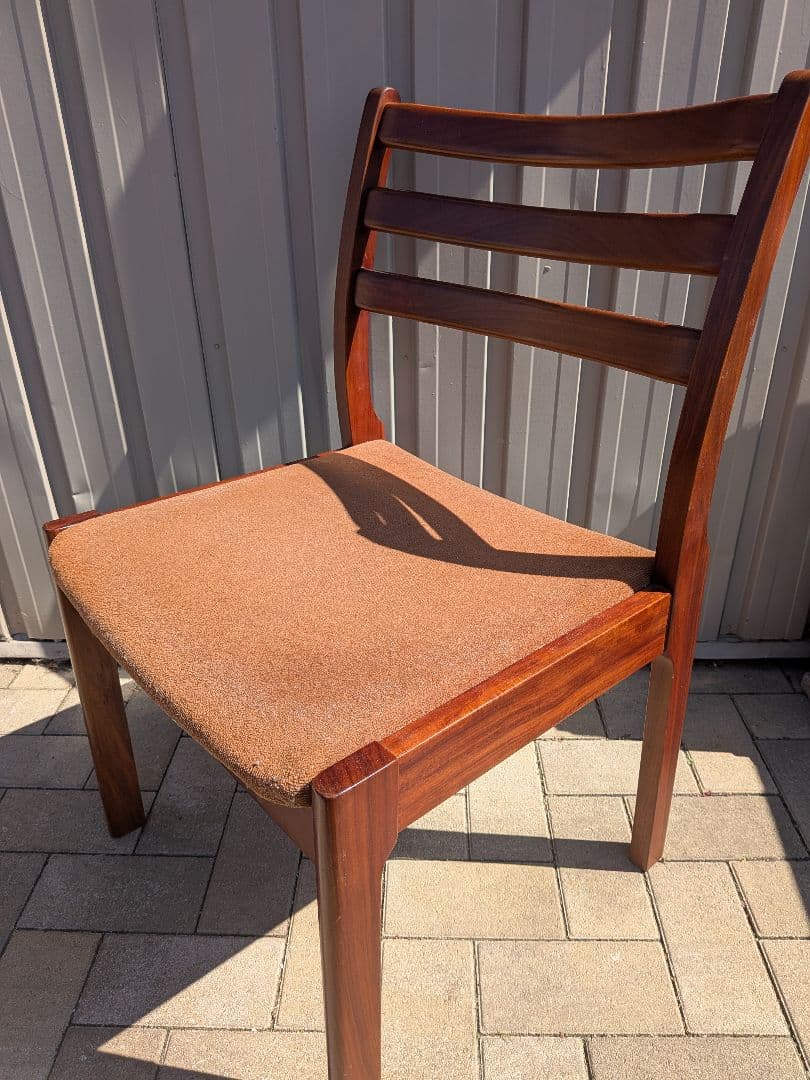 希少 天童木工 ブラジリアンローズウッド ダイニングチェア ④