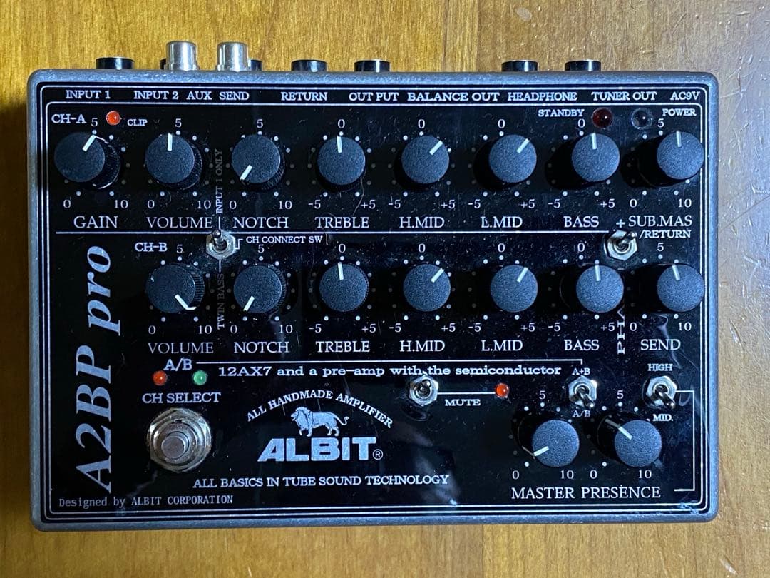 ALBIT A2BP pro 真空管ベースプリアンプ
