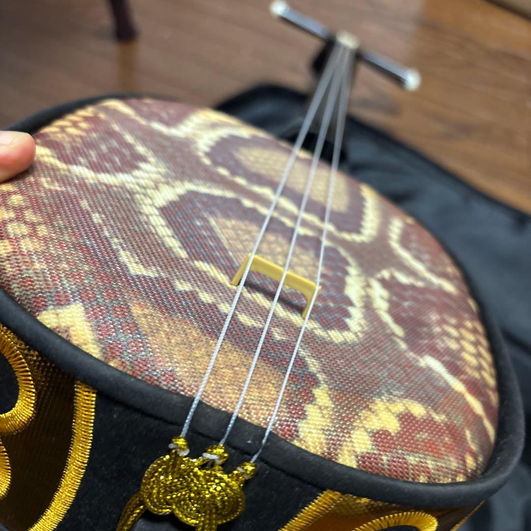 三線 沖縄三線 ケース付き ジャンク渡し