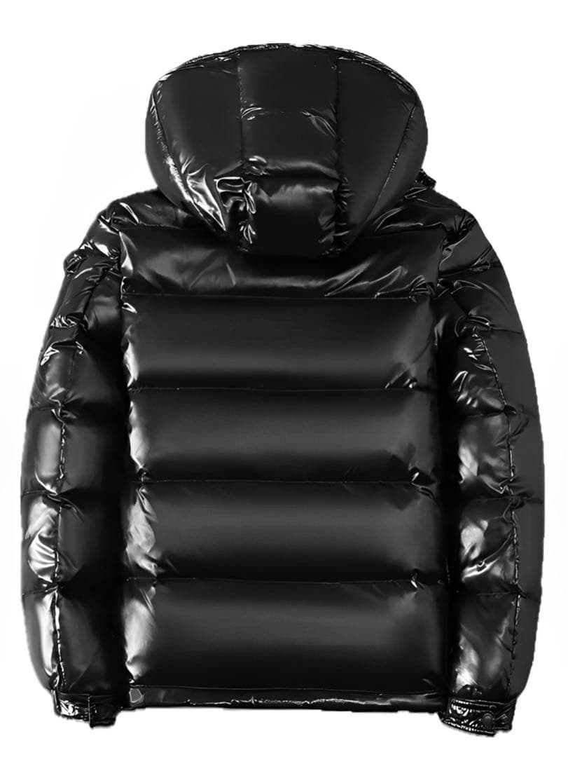 着画あり⭐︎テカテカダウン⭐︎ブラック⭐︎新品未使用