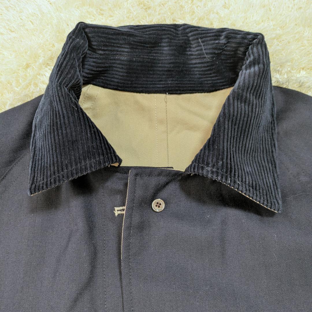 リバーシブル TICCA ティッカ ロングコート ベージュ×ブラック フリー