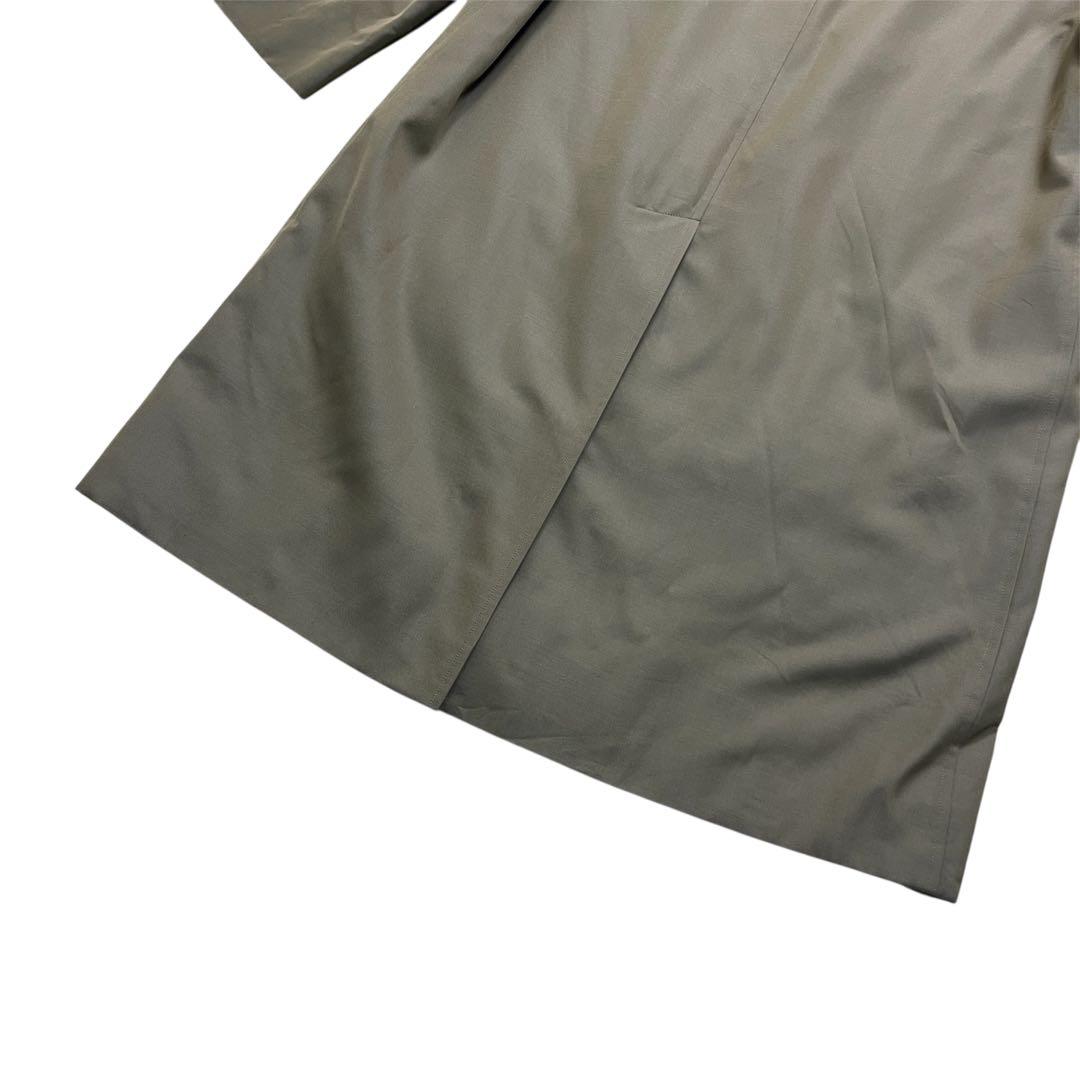 極美品　バーバリー　ノバチェック　カシミア混　ステンカラーコート　Mサイズ相当