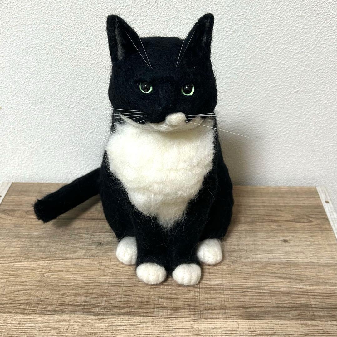 羊毛フェルト 猫