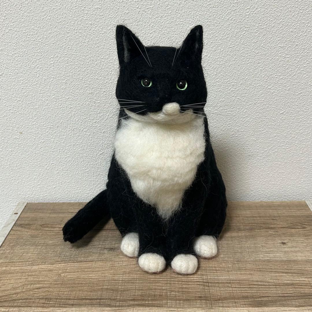 羊毛フェルト 猫