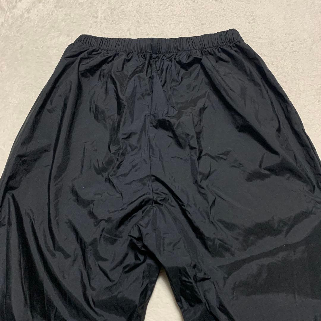 アシックス　asics 上下ナイロンジャケット&パンツ　セットアップ　ブラックM