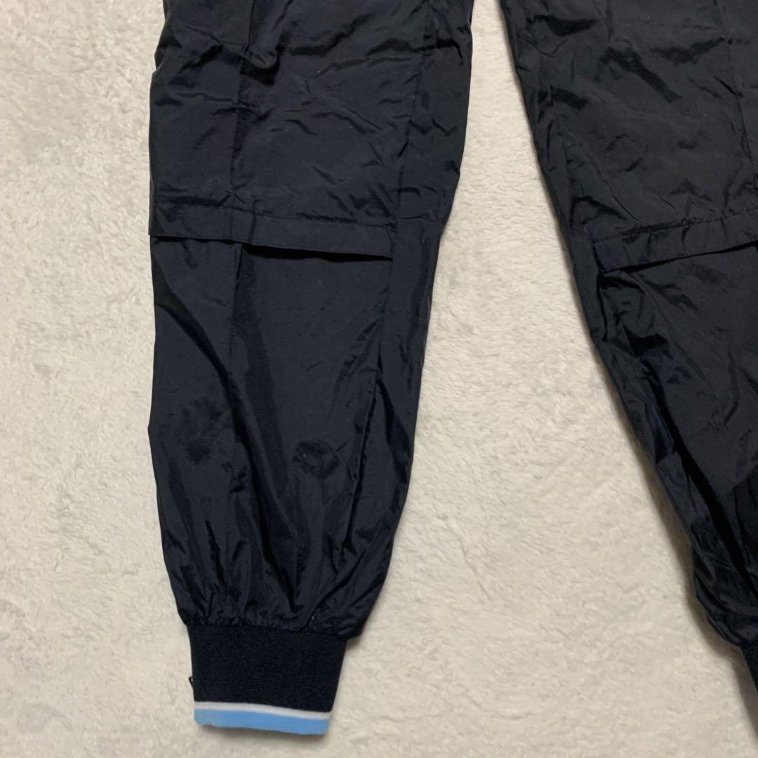 アシックス　asics 上下ナイロンジャケット&パンツ　セットアップ　ブラックM