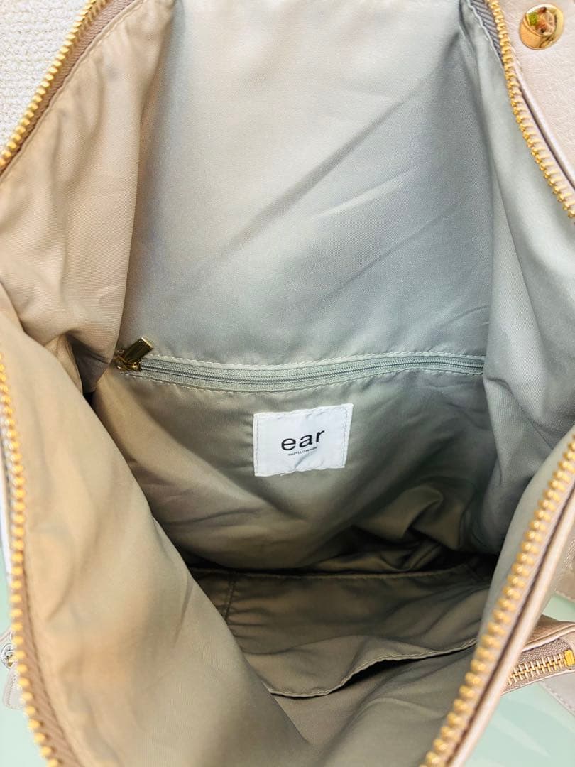 未使用　ear PAPILLONNER マルチwayバッグ Dリュック　シルバー